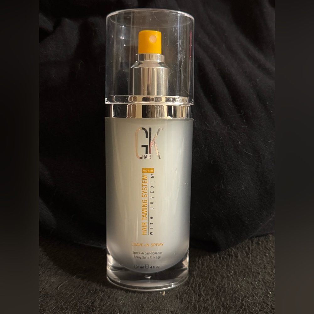 GK Hair hair taming system w/Juvexin leave in spray full size 4oz NEW